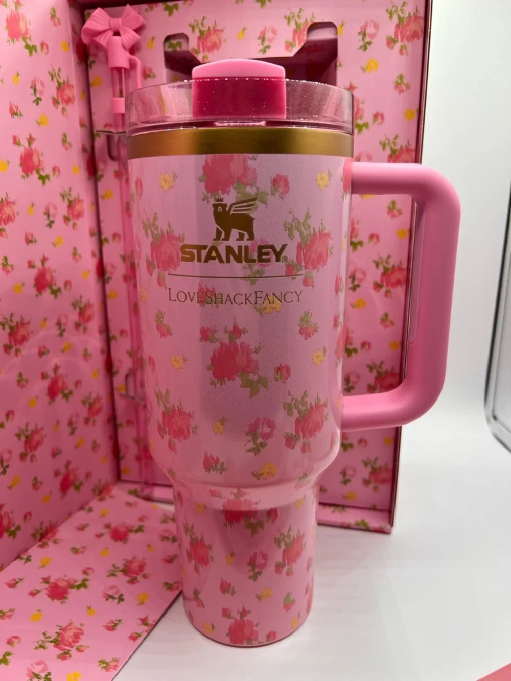 NIB Stanley x Loveshack Fancy Ibiza Sunset 40oz Tumbler - Picture 1 of 10